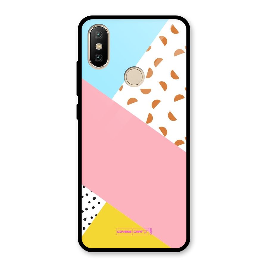 Colorful Abstract Glass Back Case for Redmi A2