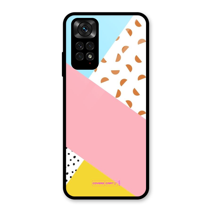 Colorful Abstract Glass Back Case for Redmi Note 11S