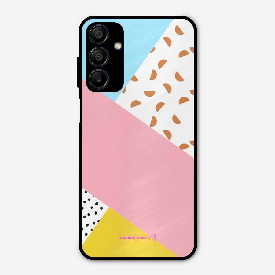 Colorful Abstract Metal Back Case for Galaxy A15 5G