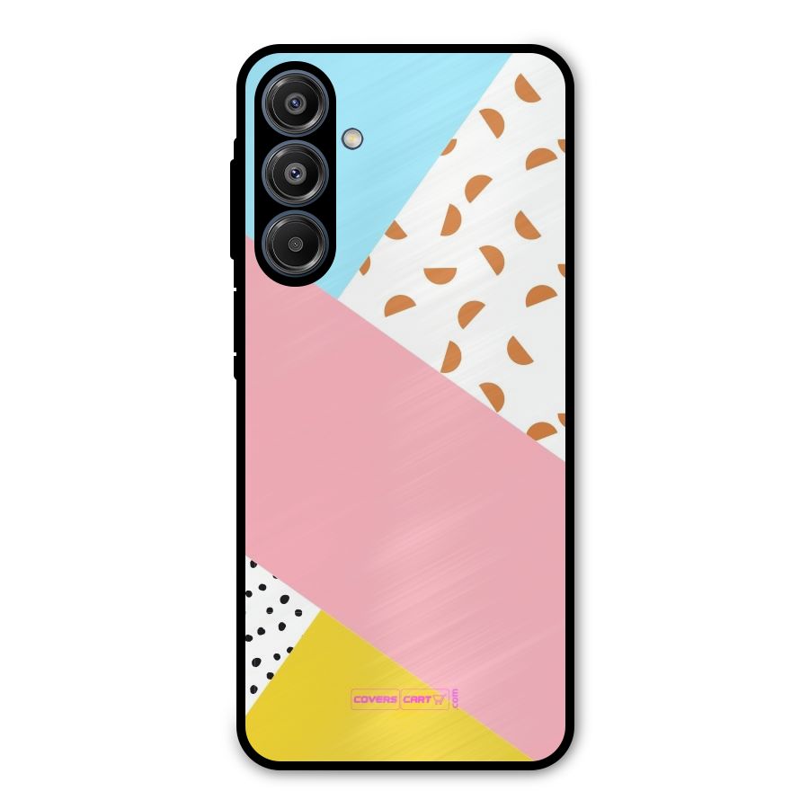 Colorful Abstract Metal Back Case for Galaxy A16 5G