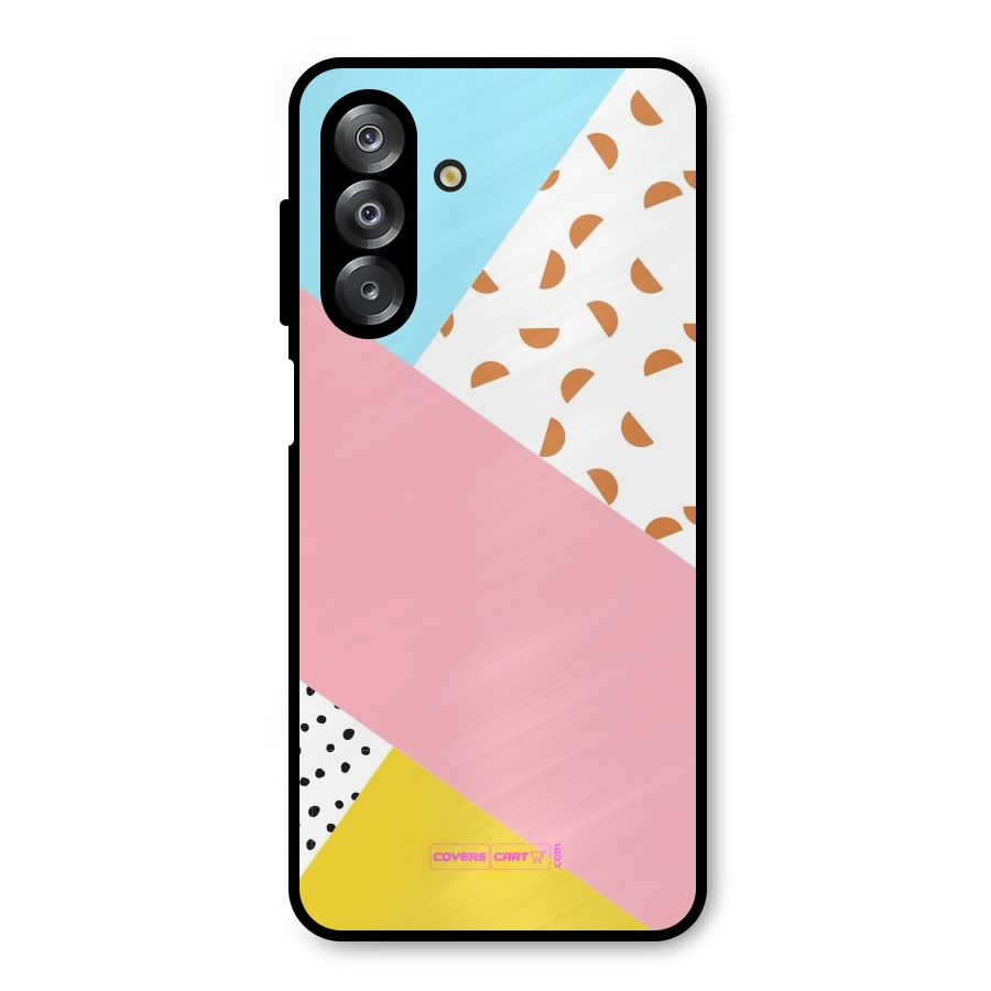 Colorful Abstract Metal Back Case for Galaxy A26