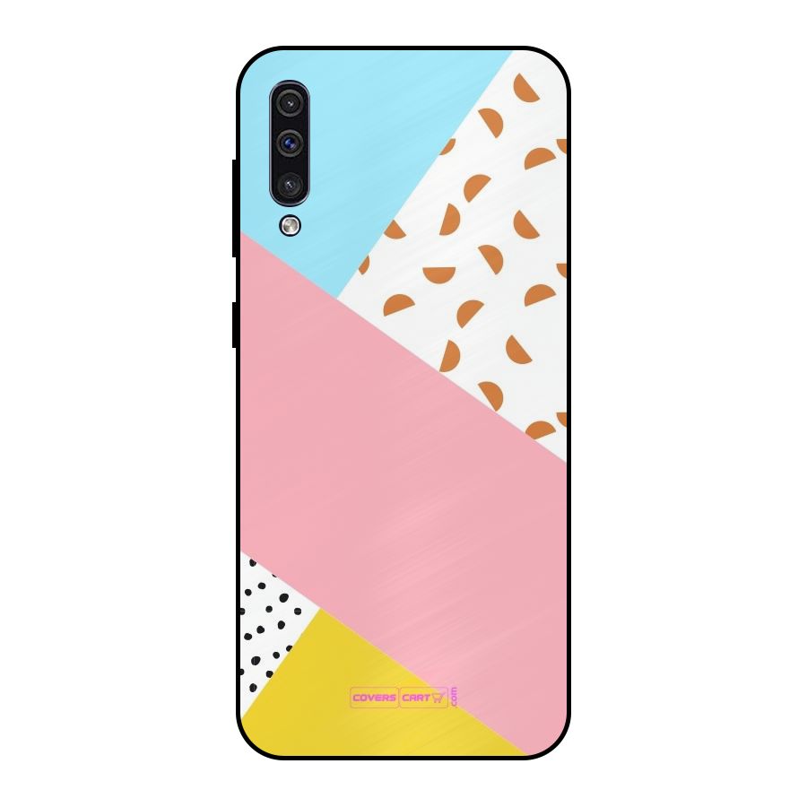Colorful Abstract Metal Back Case for Galaxy A30s