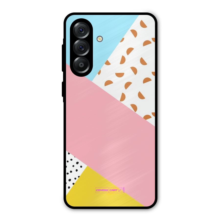 Colorful Abstract Metal Back Case for Galaxy A36