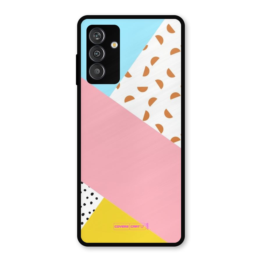 Colorful Abstract Metal Back Case for Galaxy F13