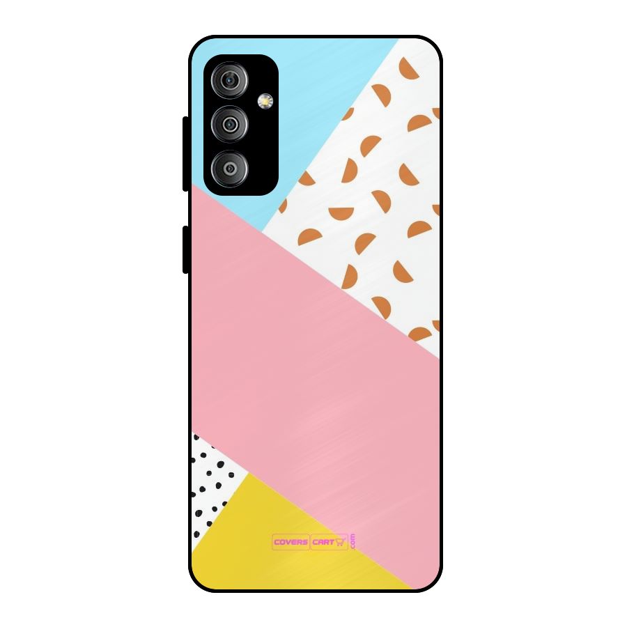 Colorful Abstract Metal Back Case for Galaxy F23