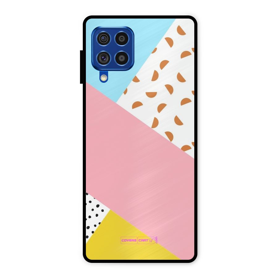 Colorful Abstract Metal Back Case for Galaxy F62