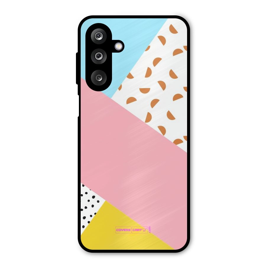 Colorful Abstract Metal Back Case for Galaxy M36
