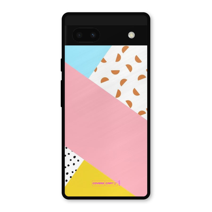 Colorful Abstract Metal Back Case for Google Pixel 6a