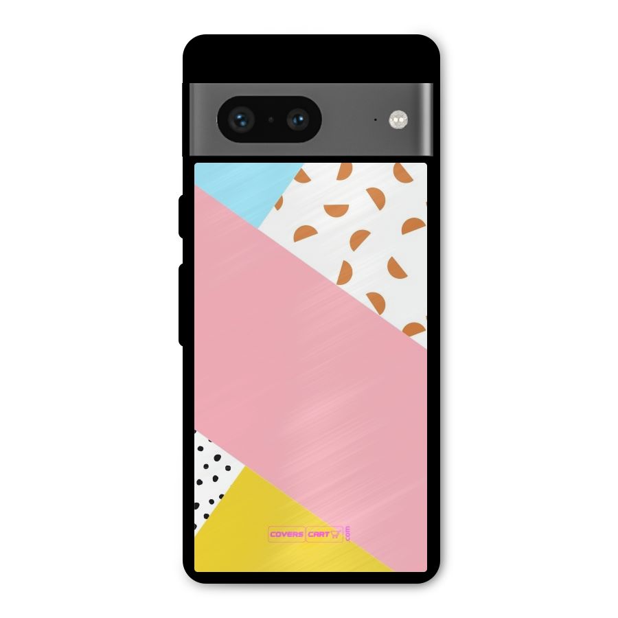 Colorful Abstract Metal Back Case for Google Pixel 7