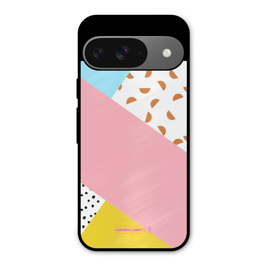 Colorful Abstract Metal Back Case for Google Pixel 9