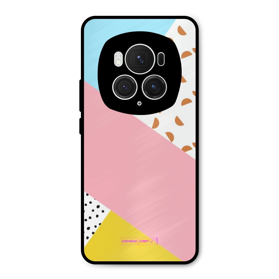 Colorful Abstract Metal Back Case for Honor Magic6 Pro