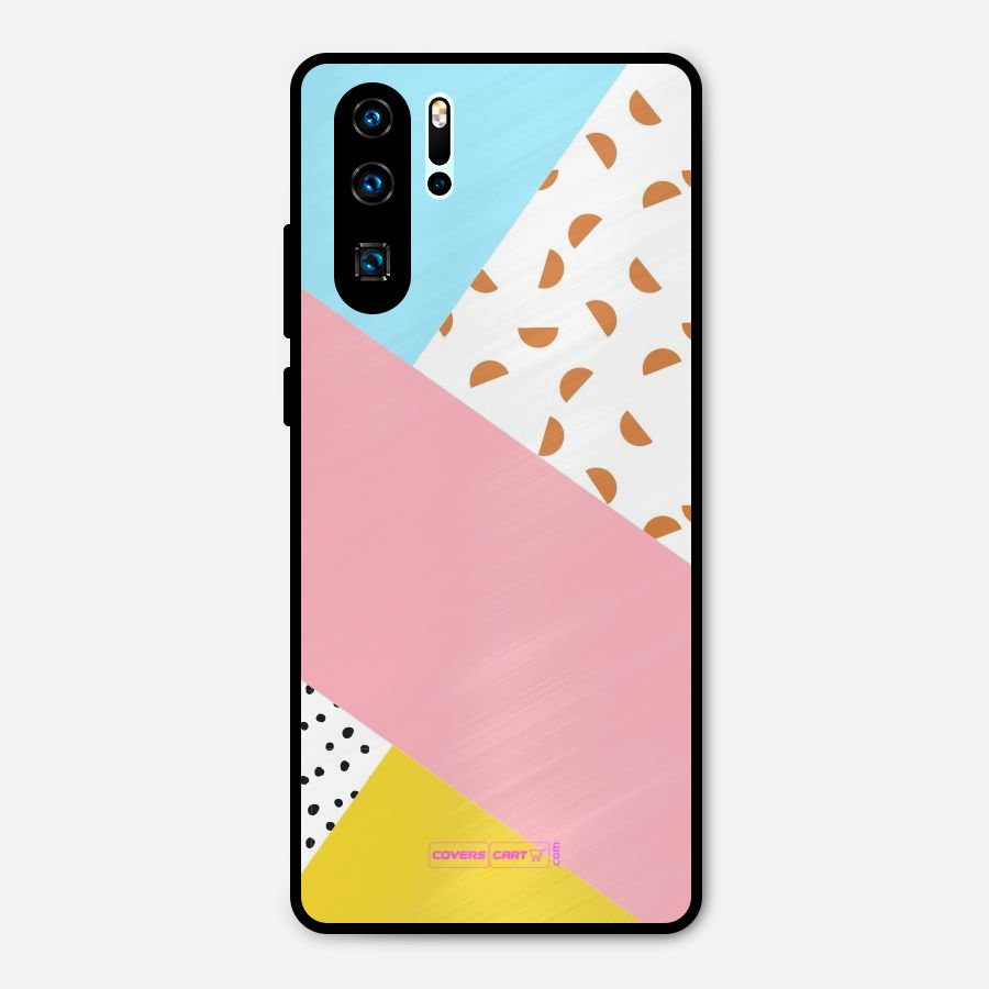 Colorful Abstract Metal Back Case for Huawei P30 Pro