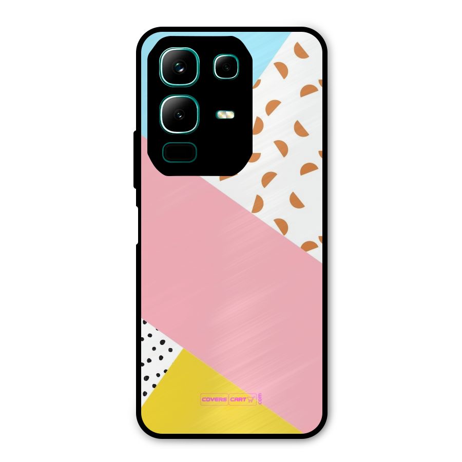 Colorful Abstract Metal Back Case for Infinix Note 50x