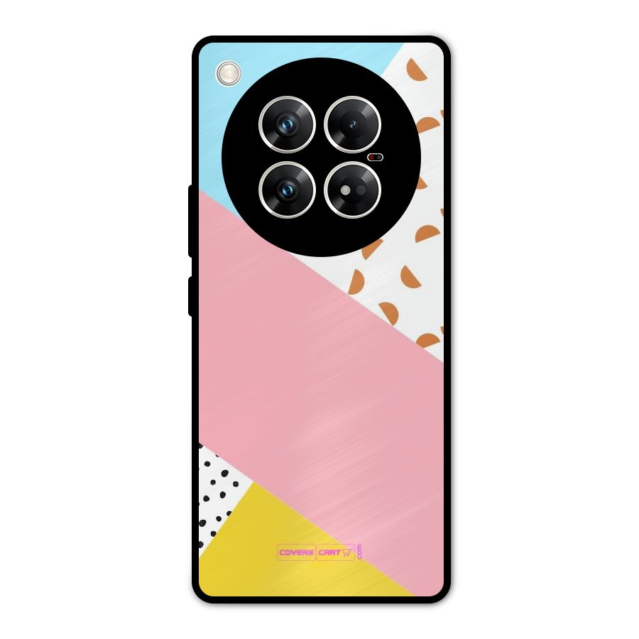 Colorful Abstract Metal Back Case for Infinix Zero 40 5G