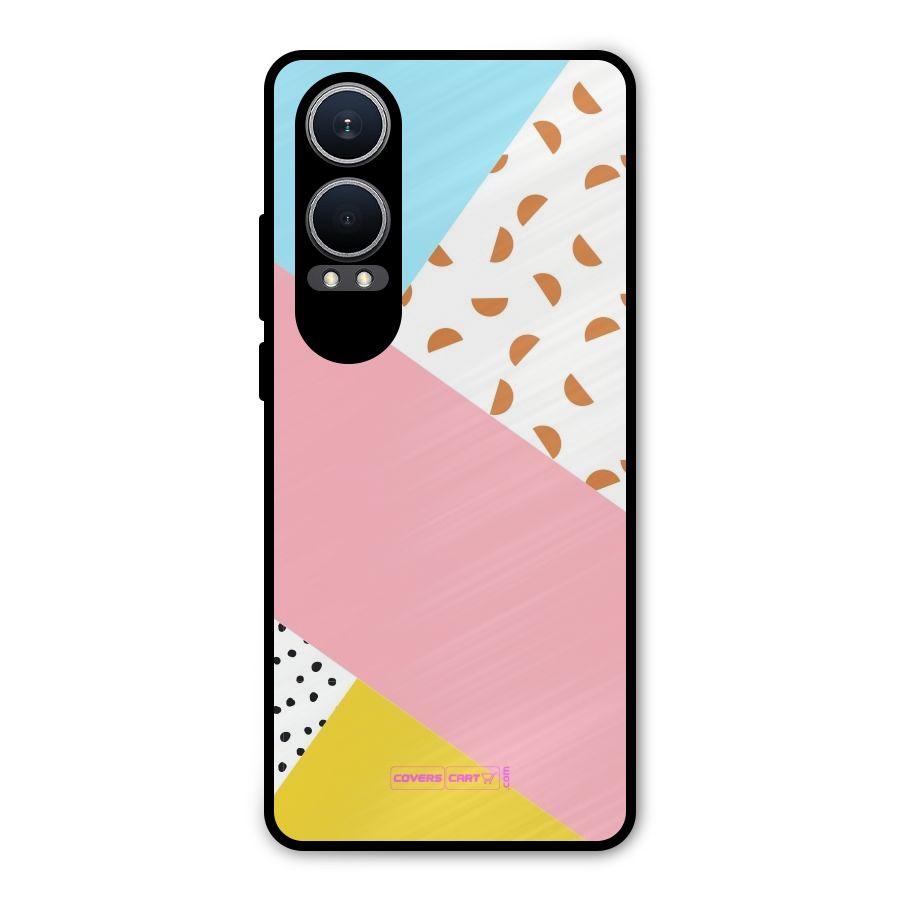 Colorful Abstract Metal Back Case for OnePlus Nord CE4 Lite