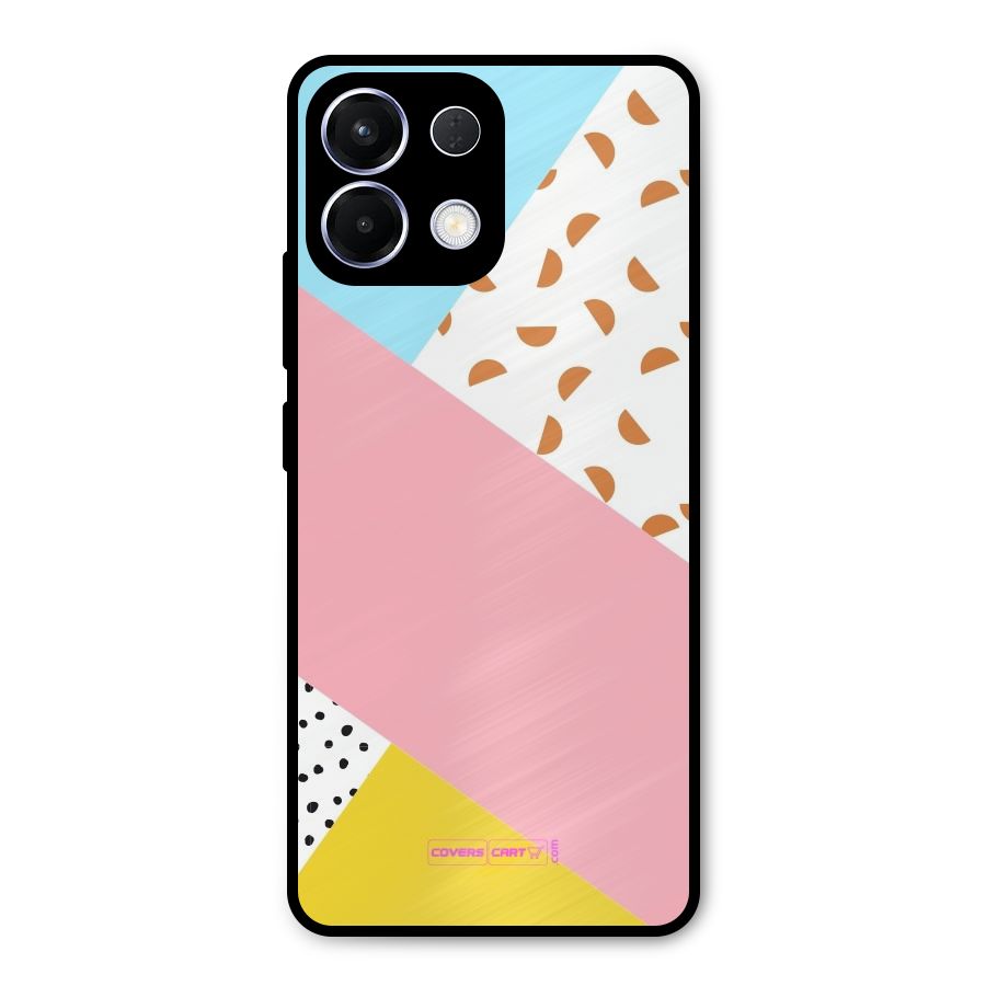 Colorful Abstract Metal Back Case for Oppo K13