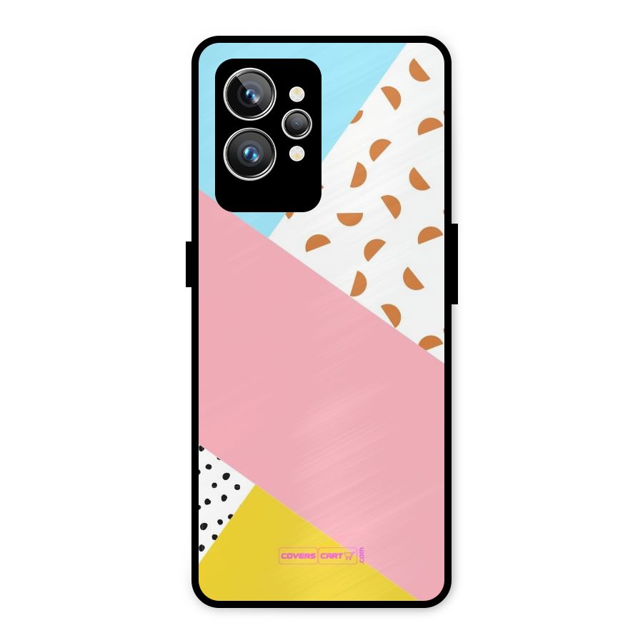 Colorful Abstract Metal Back Case for Realme GT2 Pro
