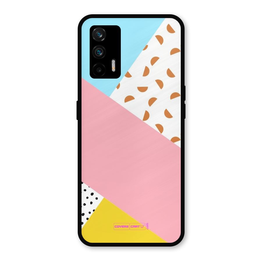Colorful Abstract Metal Back Case for Realme GT 5G