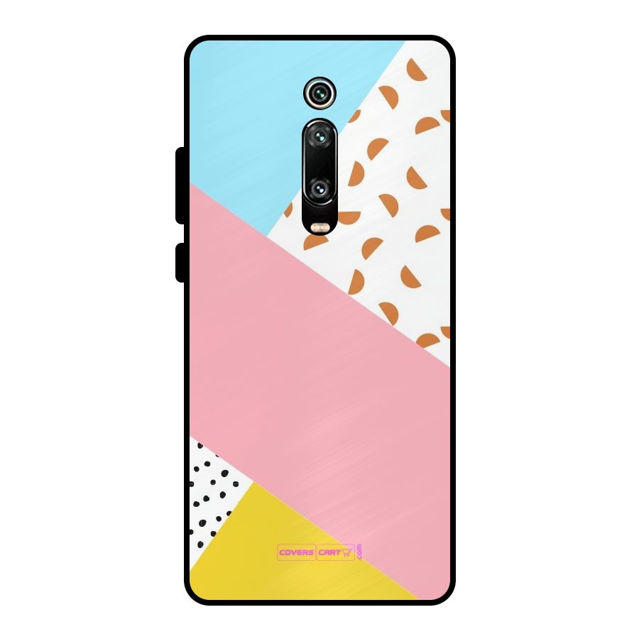 Colorful Abstract Metal Back Case for Redmi K20