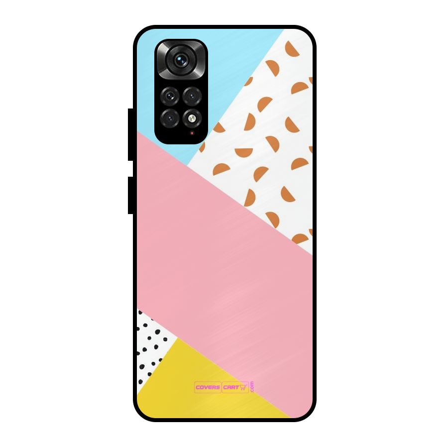 Colorful Abstract Metal Back Case for Redmi Note 11 Pro