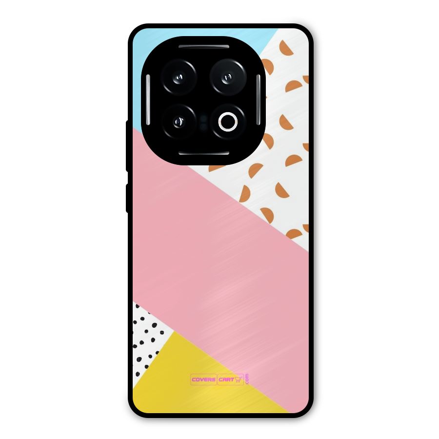 Colorful Abstract Metal Back Case for iQOO 13