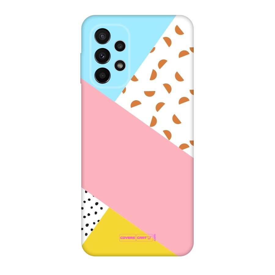 Colorful Abstract Original Polycarbonate Back Case for Galaxy A23