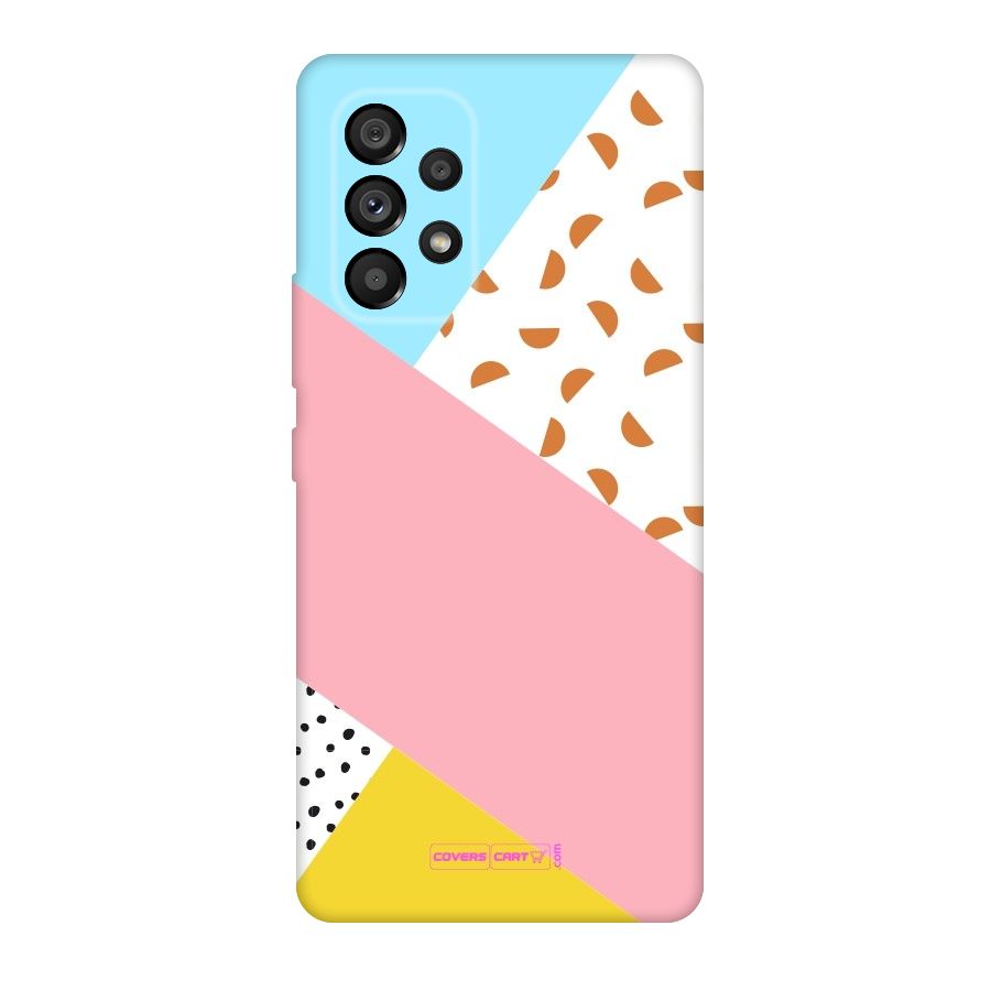 Colorful Abstract Original Polycarbonate Back Case for Galaxy A53 5G