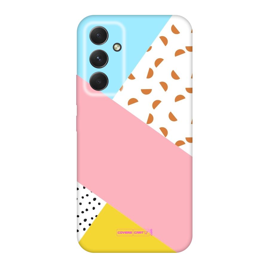 Colorful Abstract Original Polycarbonate Back Case for Galaxy A54