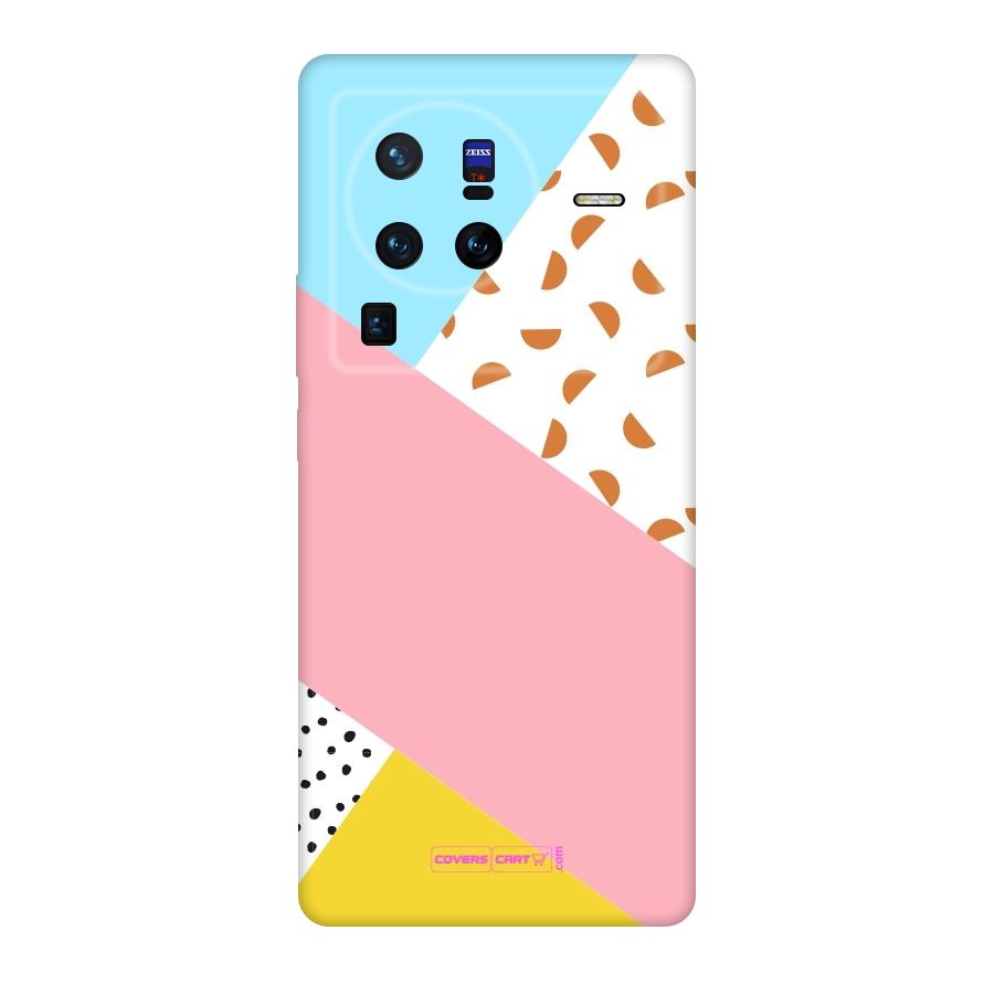 Colorful Abstract Original Polycarbonate Back Case for Vivo X80