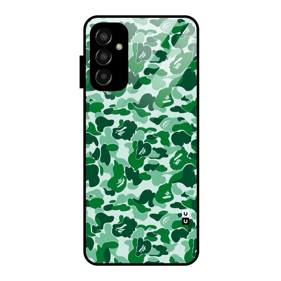 Colorful Camouflage Glass Back Case for Galaxy F13