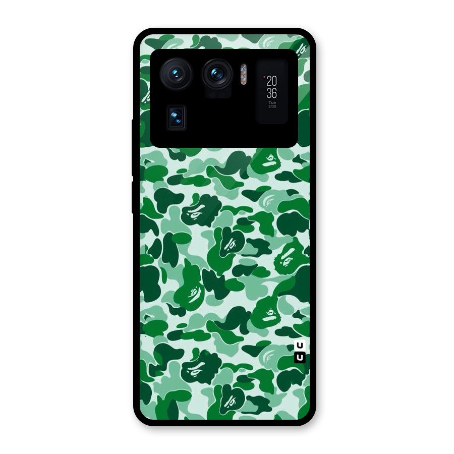 Colorful Camouflage Glass Back Case for Mi 11 Ultra