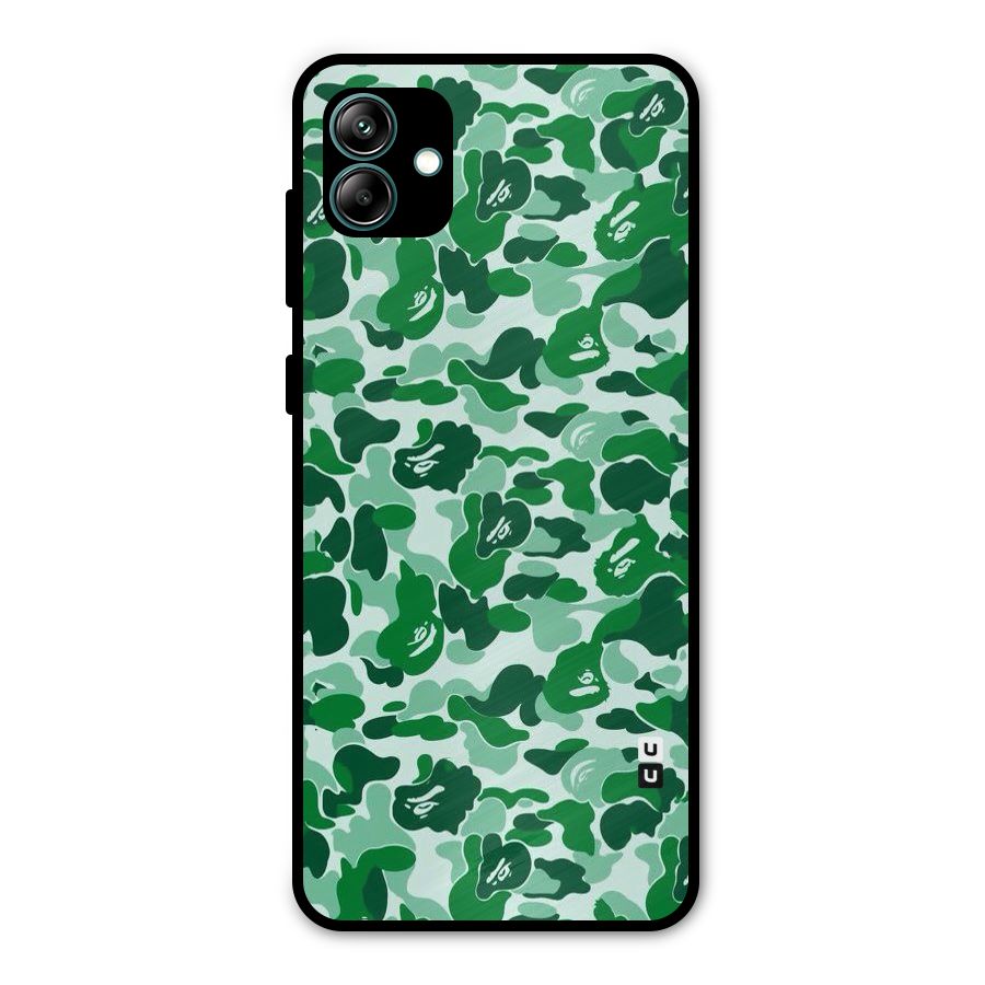 Colorful Camouflage Metal Back Case for Galaxy A04