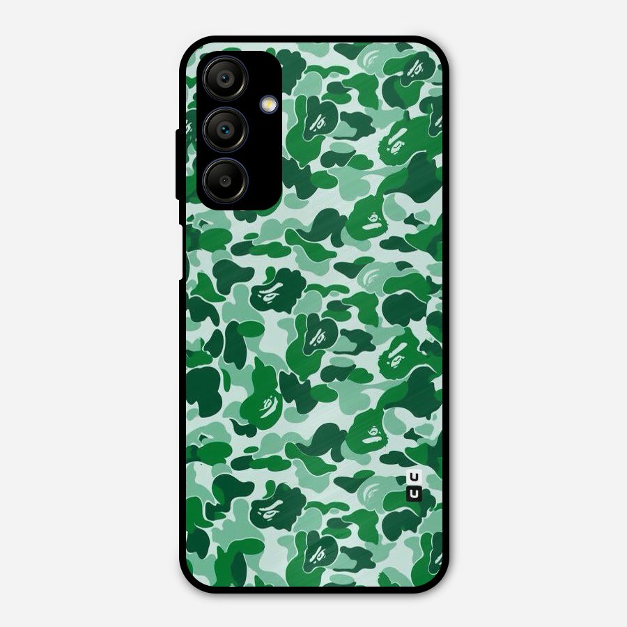 Colorful Camouflage Metal Back Case for Galaxy A15 5G