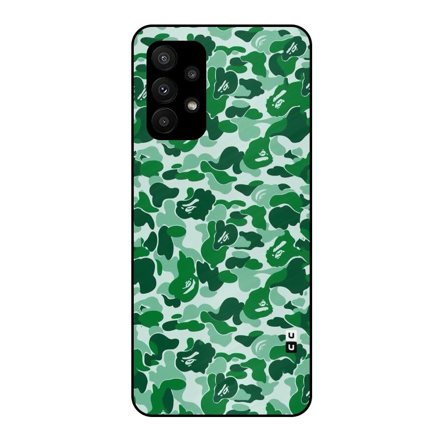 Colorful Camouflage Metal Back Case for Galaxy A23