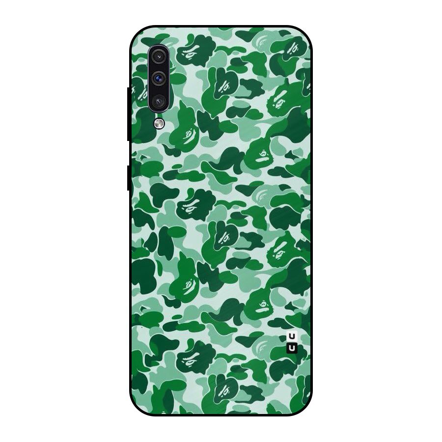Colorful Camouflage Metal Back Case for Galaxy A50