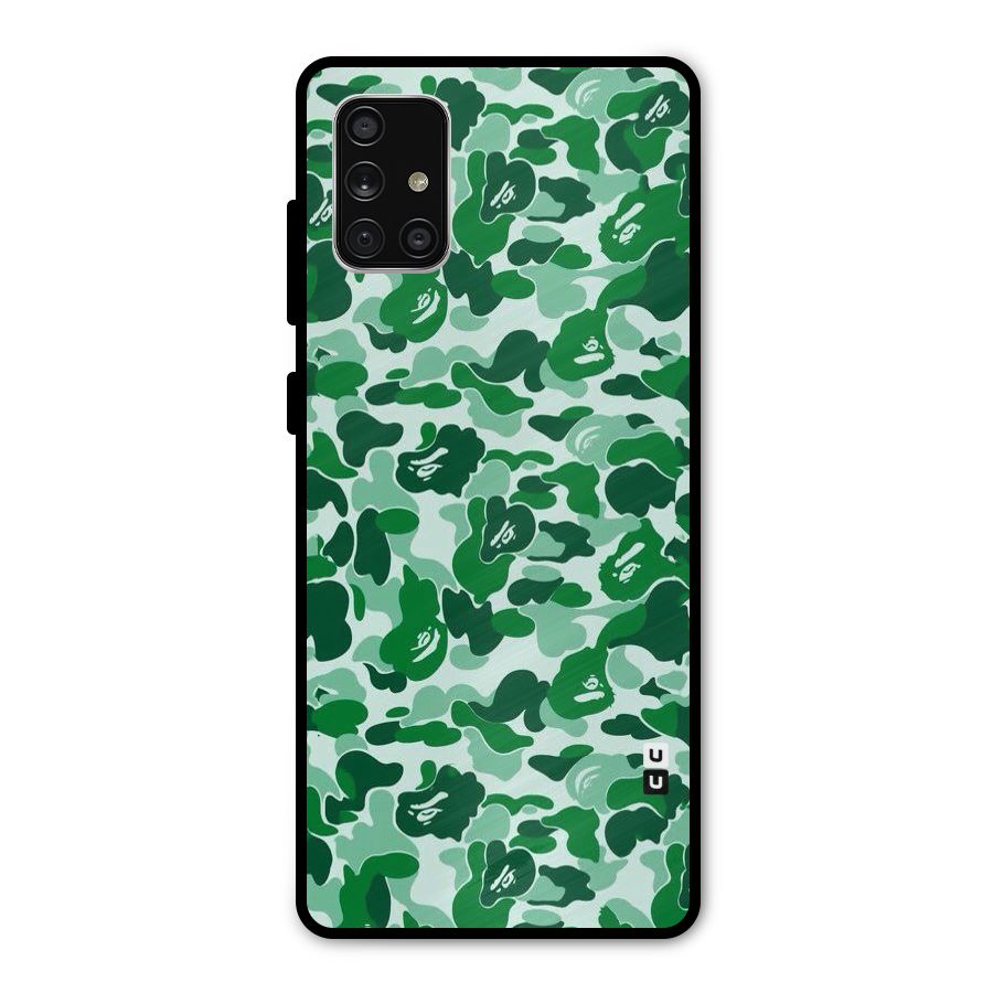 Colorful Camouflage Metal Back Case for Galaxy A71