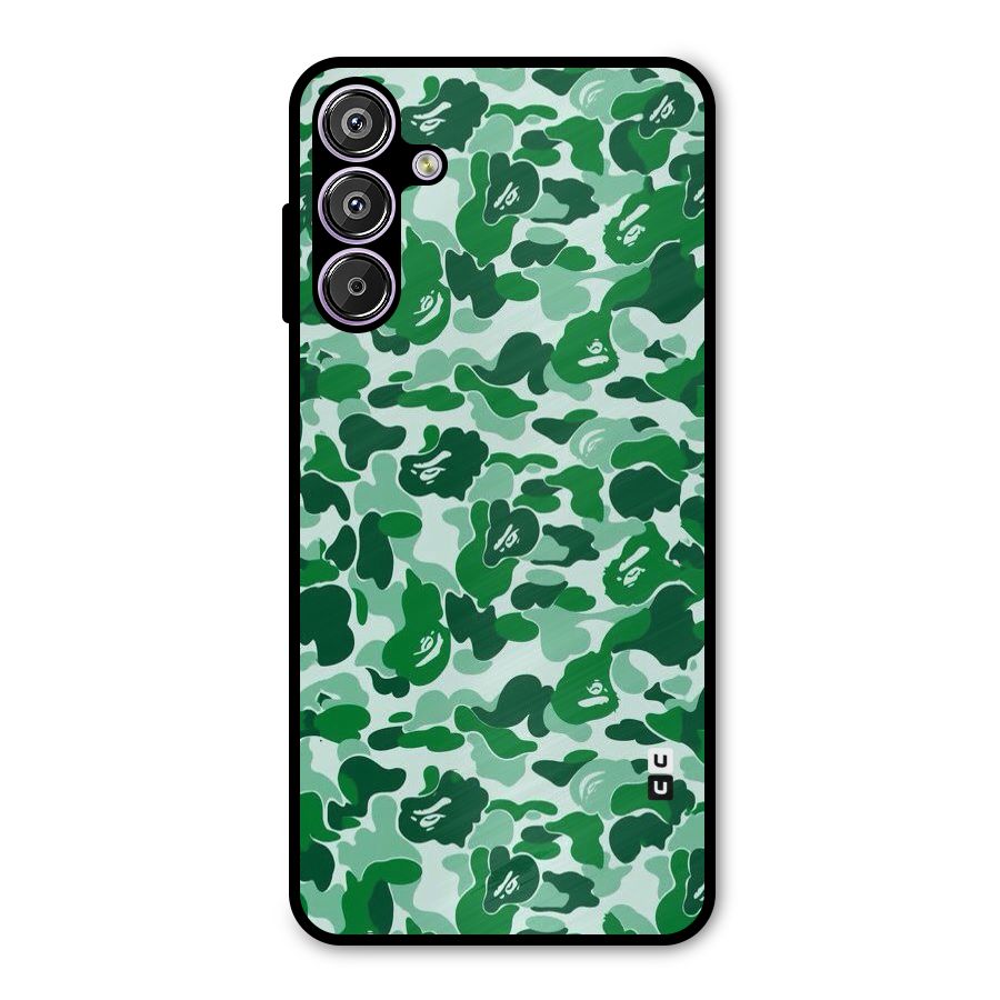 Colorful Camouflage Metal Back Case for Galaxy M15