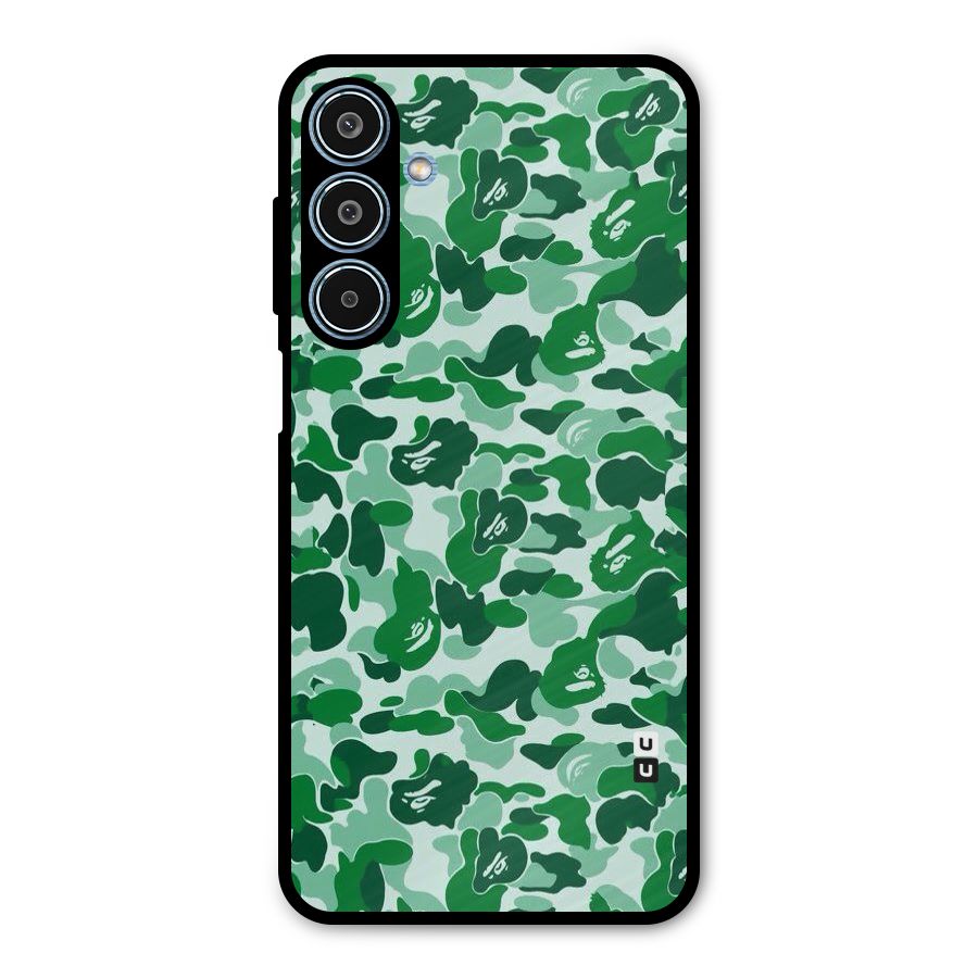 Colorful Camouflage Metal Back Case for Galaxy M35