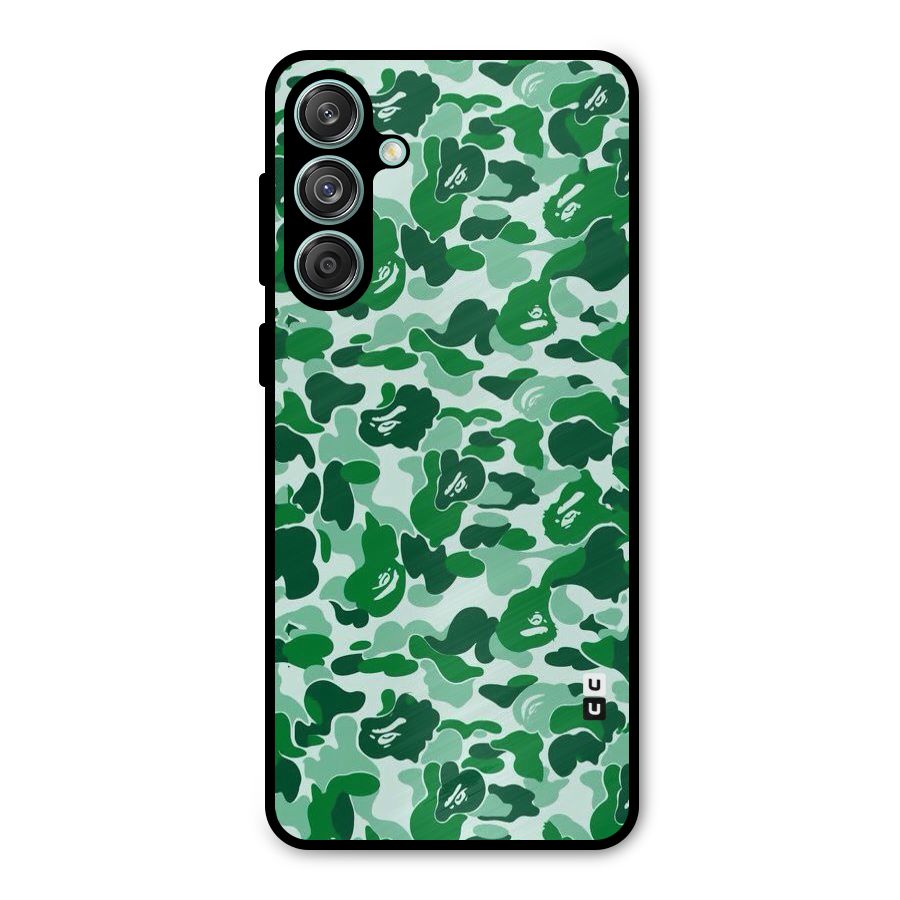 Colorful Camouflage Metal Back Case for Galaxy M55 5G
