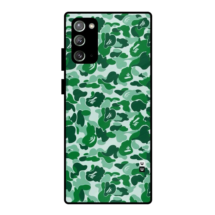 Colorful Camouflage Metal Back Case for Galaxy Note 20