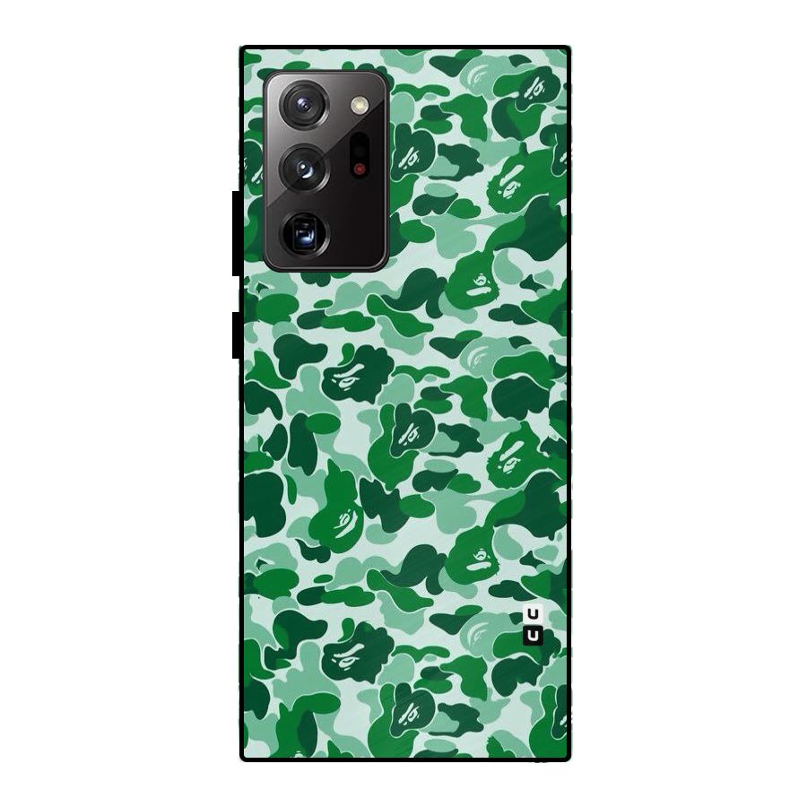 Colorful Camouflage Metal Back Case for Galaxy Note 20 Ultra 5G
