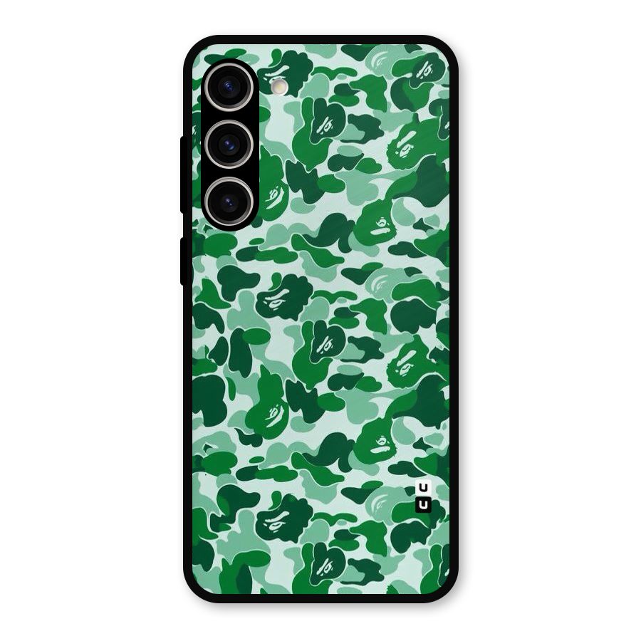 Colorful Camouflage Metal Back Case for Galaxy S23 Plus