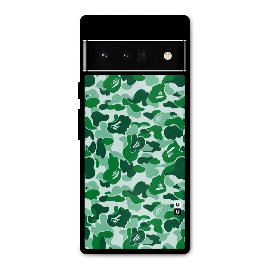 Colorful Camouflage Metal Back Case for Google Pixel 6 Pro