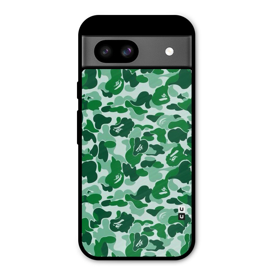 Colorful Camouflage Metal Back Case for Google Pixel 8a