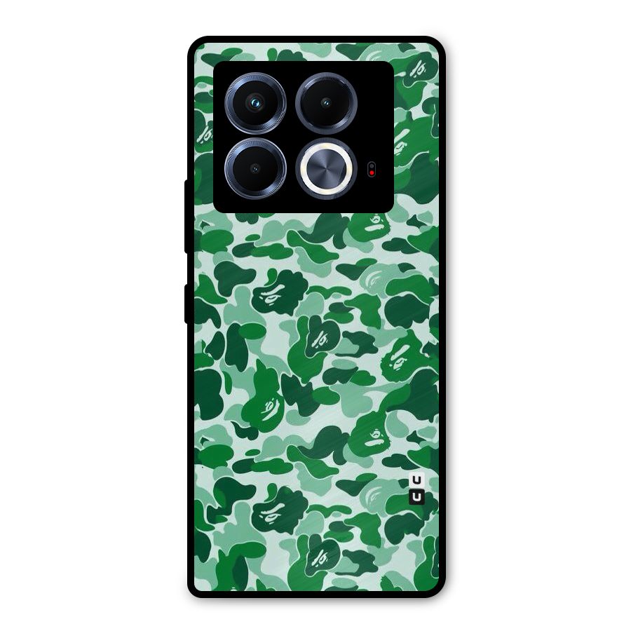 Colorful Camouflage Metal Back Case for Infinix Note 40 5G