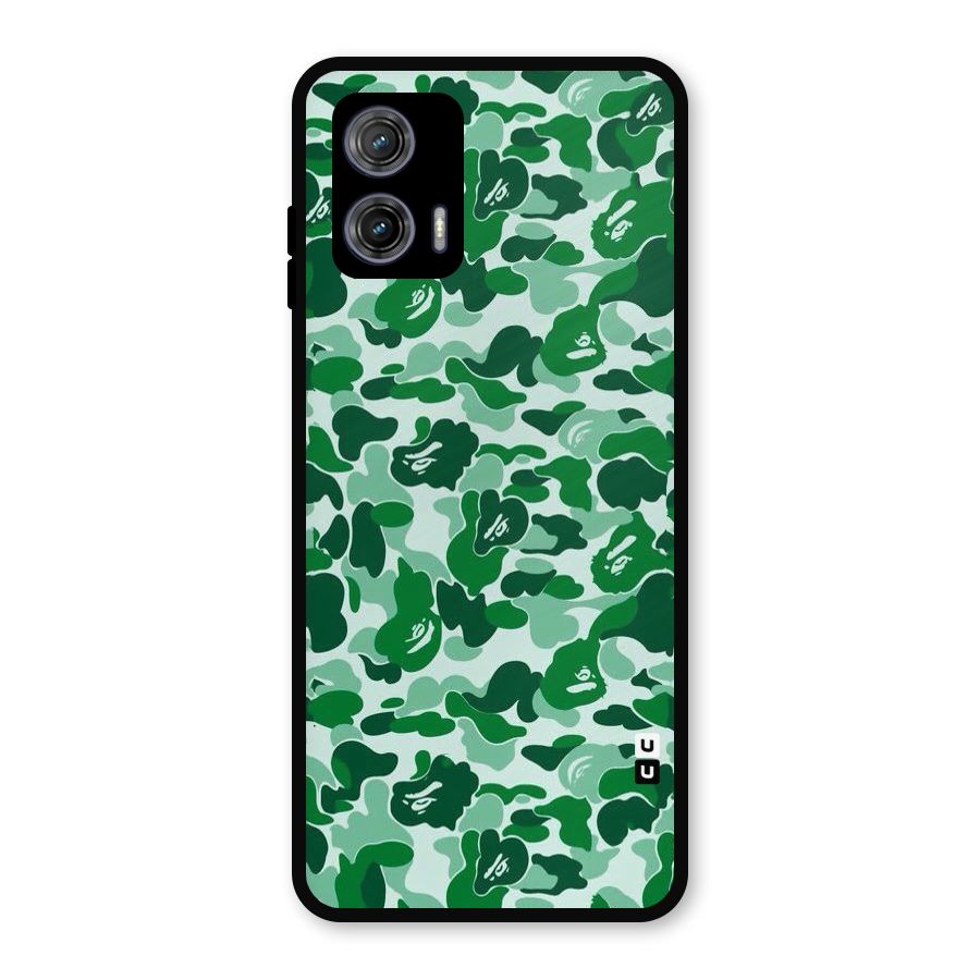 Colorful Camouflage Metal Back Case for Moto G73