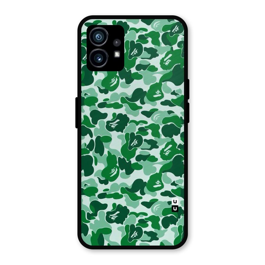 Colorful Camouflage Metal Back Case for Nothing Phone 1