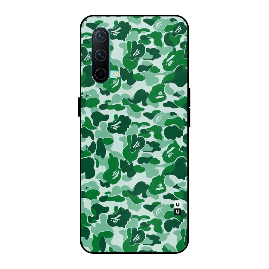 Colorful Camouflage Metal Back Case for OnePlus Nord CE 5G