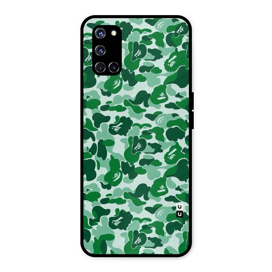 Colorful Camouflage Metal Back Case for Oppo A52