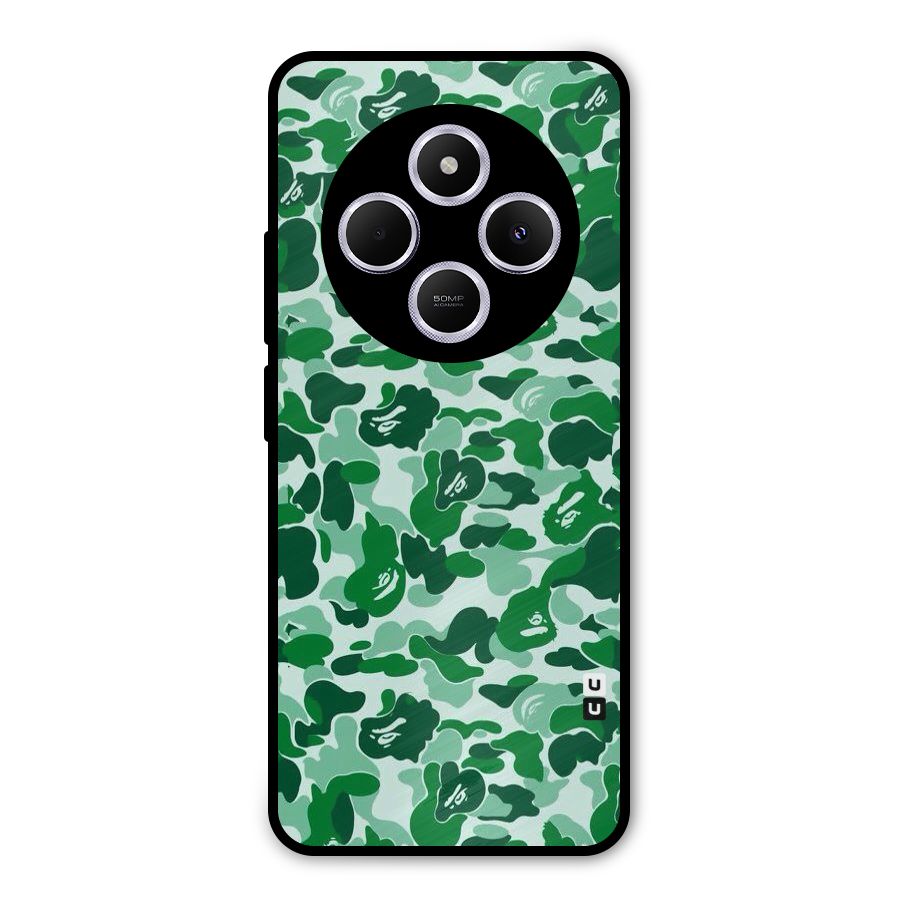 Colorful Camouflage Metal Back Case for Poco C75 5G